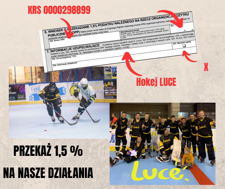 Podaruj 1.5% podatku na rozwój FUNDACJI LUCE !! Podaruj 1.5% podatku na rozwój FUNDACJI LUCE !!