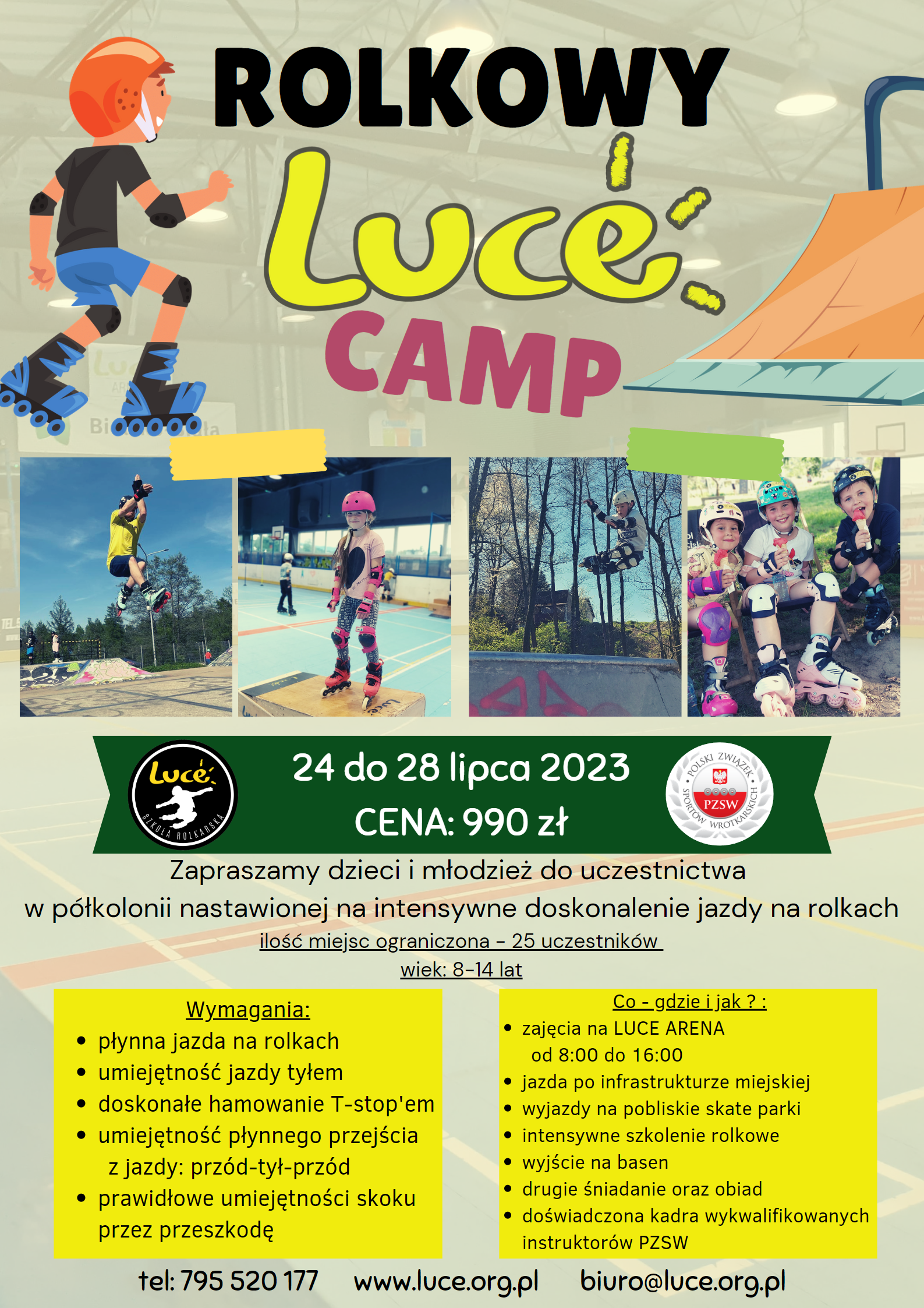 Rolkowy Camp z LUCE !!!